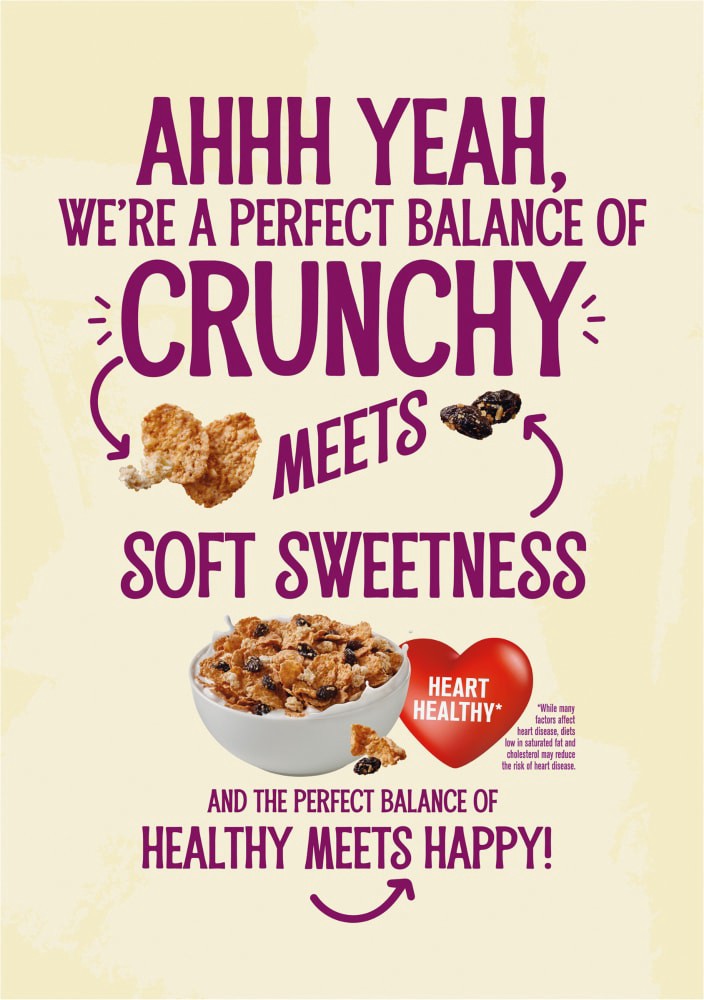 slide 3 of 3, Kroger Raisin Bran With Oat Clusters, 18.2 oz