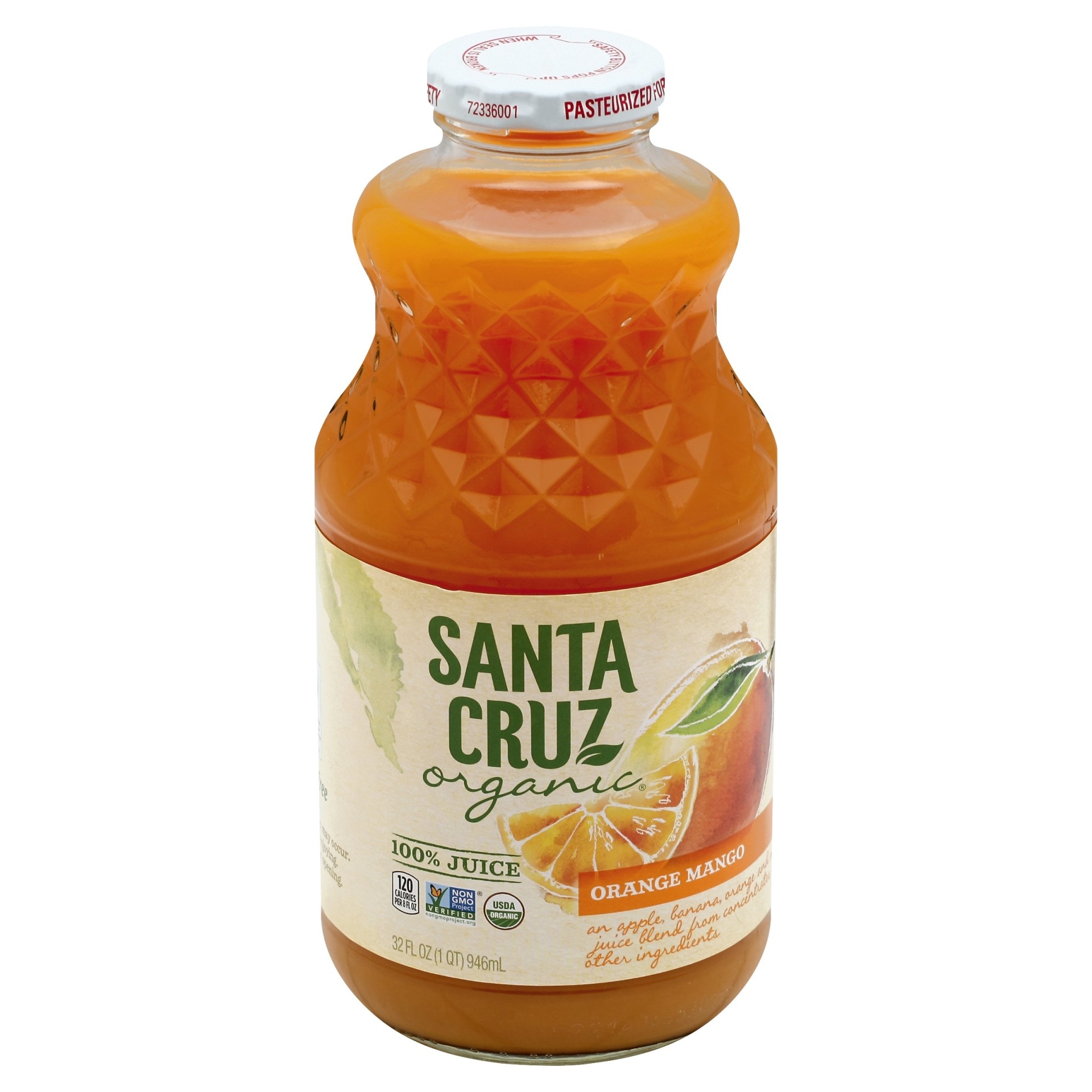 slide 1 of 1, Santa Cruz Organic Orange Mango Juice, 32 fl oz