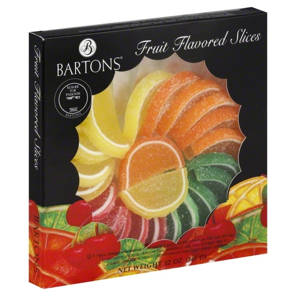 slide 1 of 4, Barton's Fruit Slices, 12 oz