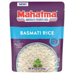Mahatma Basmati Rice, Gluten Free Rice, Ready to Heat 90 Seconds, Microwaveable Rice, 8.8 oz