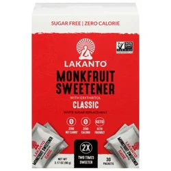Lakanto Classic Sweetener 30 ea