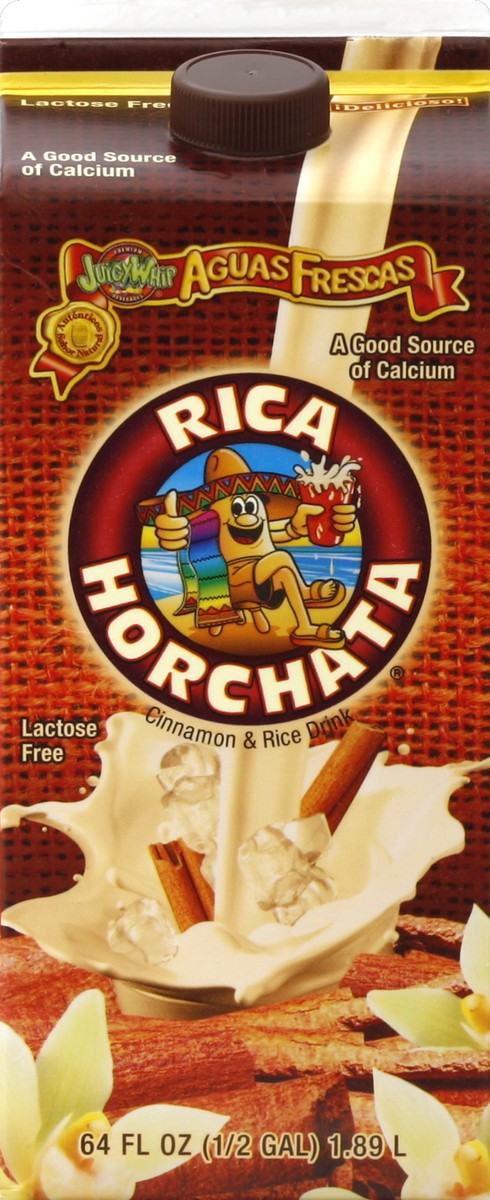 slide 4 of 4, Rica Horchata Cinnamon & Rice Drink Lactose Free, 64 fl oz