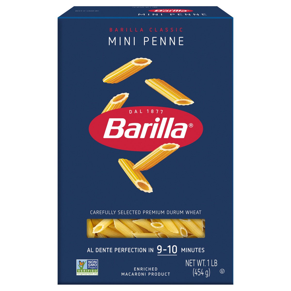 slide 1 of 9, Barilla Penne Mini 1 lb, 1 lb