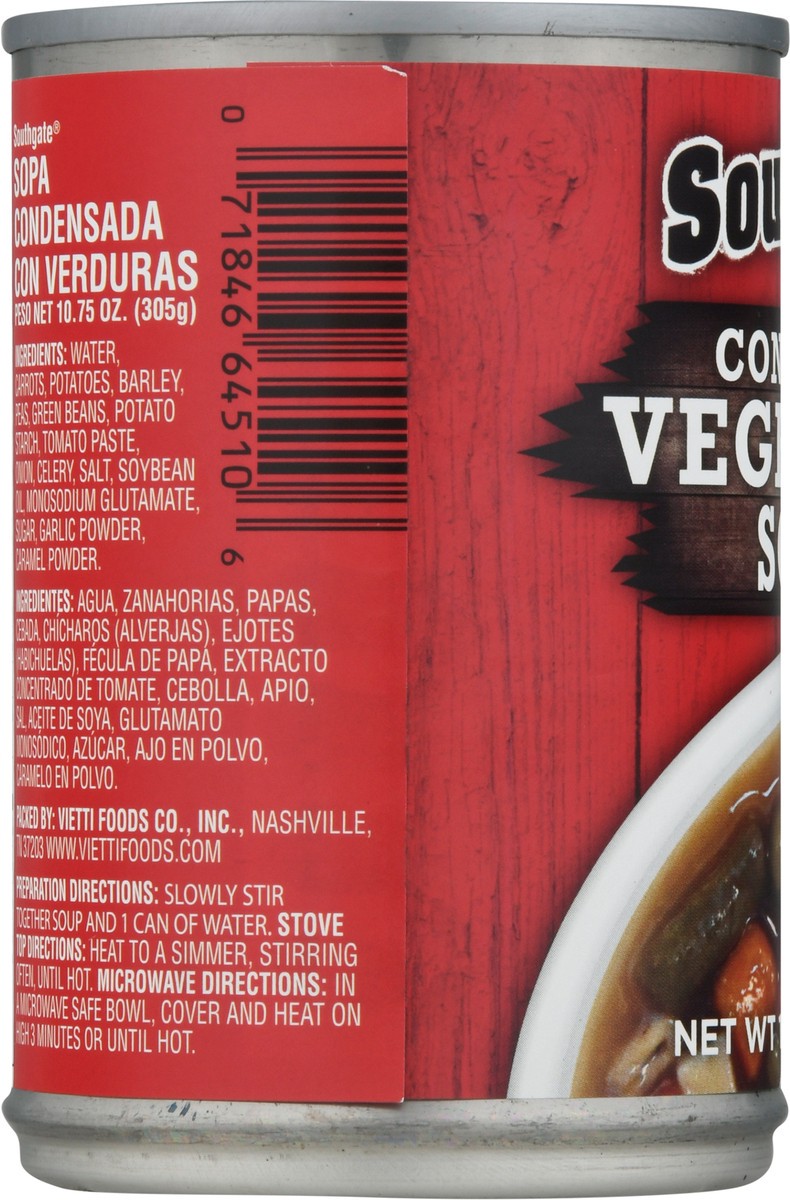 slide 3 of 9, Southgate Condensed Vegetable Soup 10.75 oz, 10.75 oz