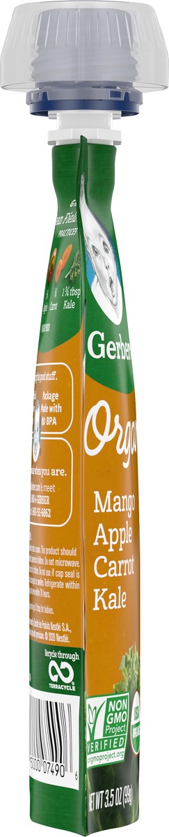 slide 5 of 13, Gerber Organic Mangoes, 3.5 oz