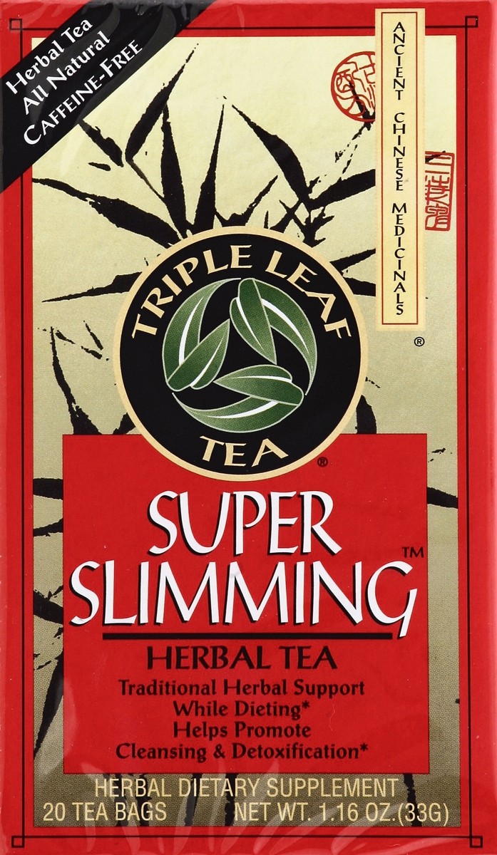 slide 4 of 5, Triple Leaf Tea Triple Leaf Super Slimming Tea - 20 ct, 20 ct