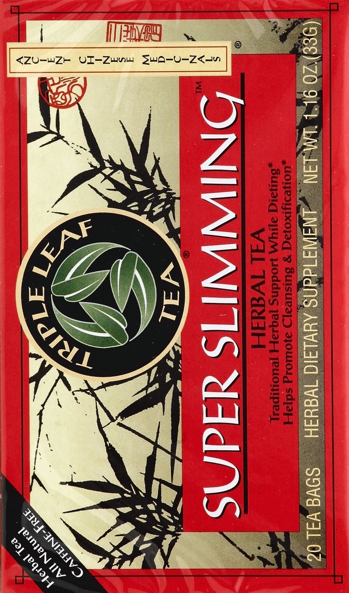 slide 5 of 5, Triple Leaf Tea Triple Leaf Super Slimming Tea - 20 ct, 20 ct