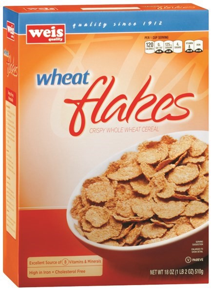 slide 1 of 1, Weis Quality Whole Wheat Cereal, 18 oz