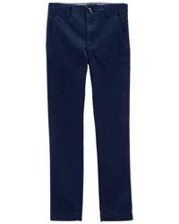 Oshkosh Kid Slim Tapered Chino Pants Navy 4