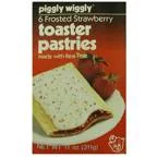 Piggly Wiggly Frosted Strawberry Toaster Pastries