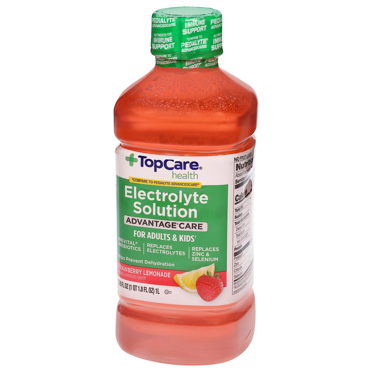 slide 2 of 4, TopCare Health Advantage Care Strawberry Lemonade Electrolyte Solution 33.8 fl oz, 33.8 fl oz