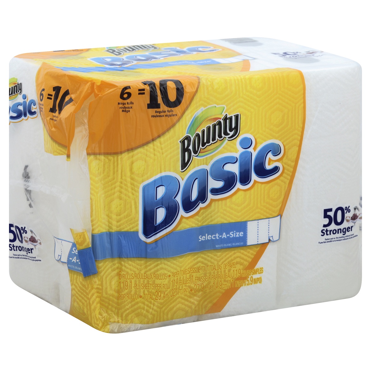 slide 1 of 1, Bounty Paper Towels, 6 ct