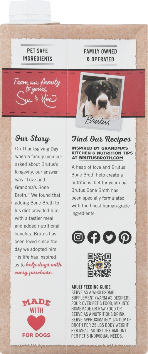 slide 9 of 9, Brutus Bone Broth Adult Hip & Joint Formula Beef Bone Broth 32 oz, 32 oz