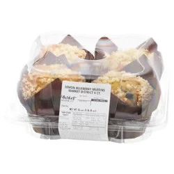 Market District Muffins, Lemon Blueberry, 4 count