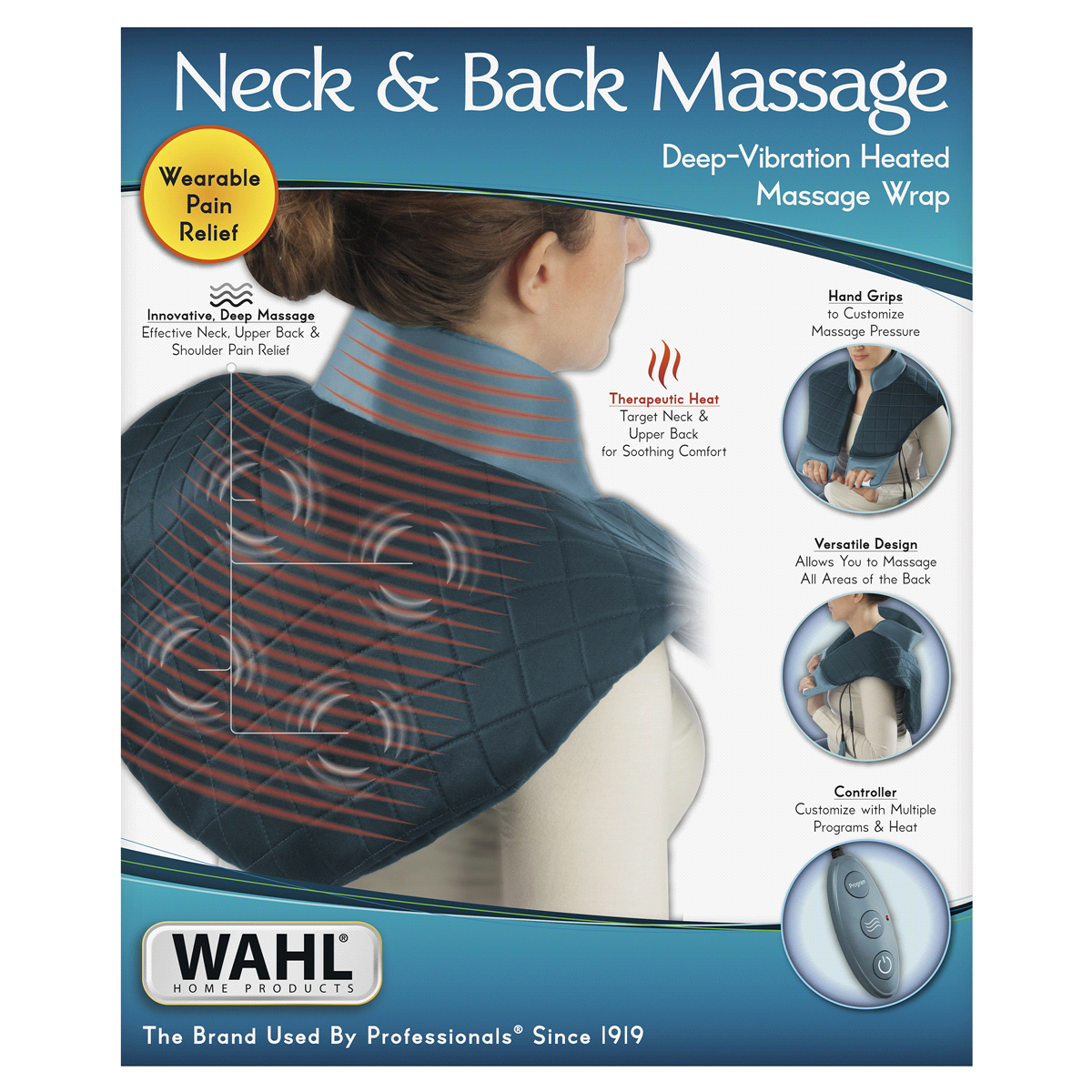 Wahl Neck & Back Massager Wrap with Heat - 97792 1 ct