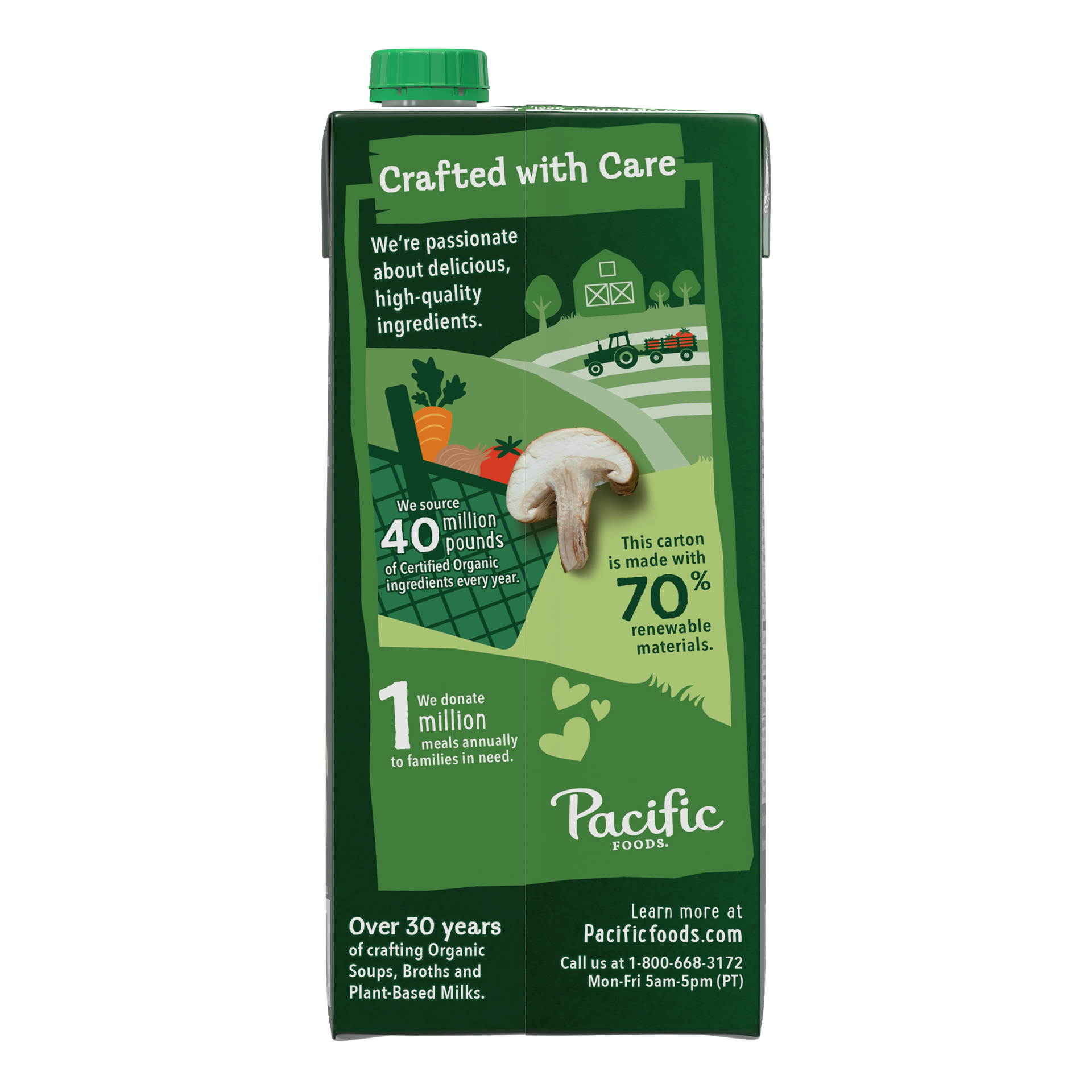 slide 3 of 5, Pacific Foods Organic Chicken Bone Broth With Black Garlic and Shiitake Mushroom, 32 oz Carton, 32 oz