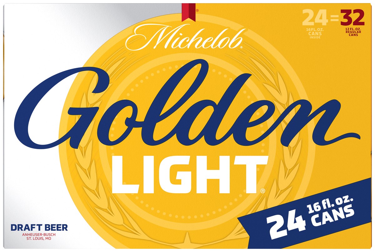 Michelob Golden Light Draft Beer 16 Oz