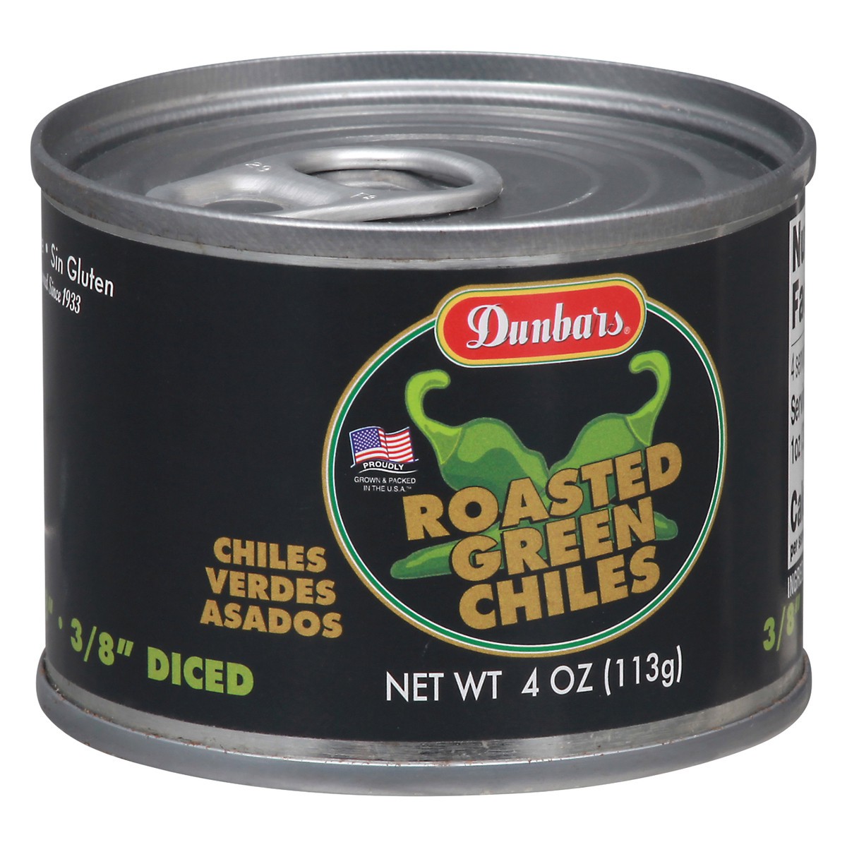 slide 3 of 11, Dunbar's Roasted Green Chiles 4 oz, 4 oz