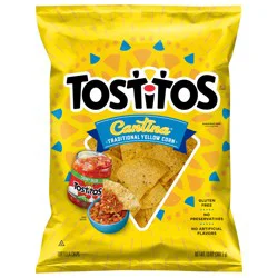 Tostitos Cantina Tortilla Chips Traditional Yellow Corn 13 Oz
