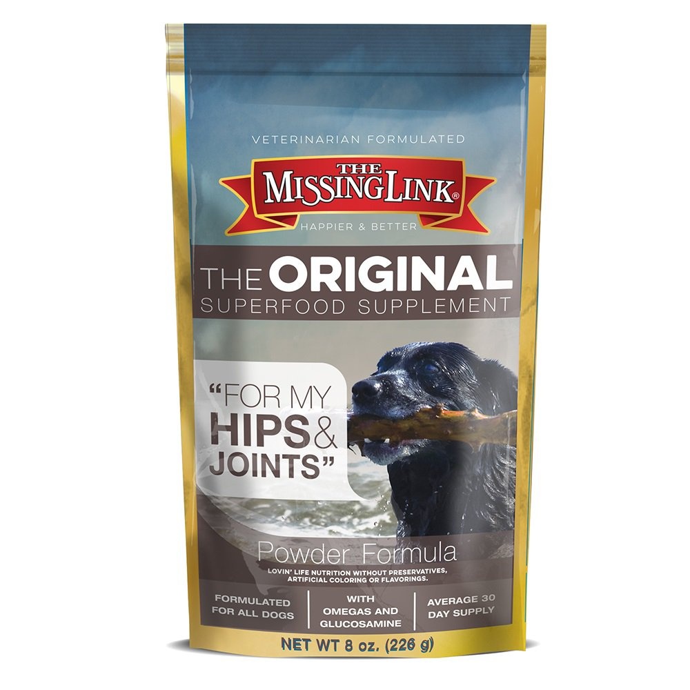 slide 1 of 1, Missing Link Original Superfood Supplement Hips & Joints for Dogs, 16 oz