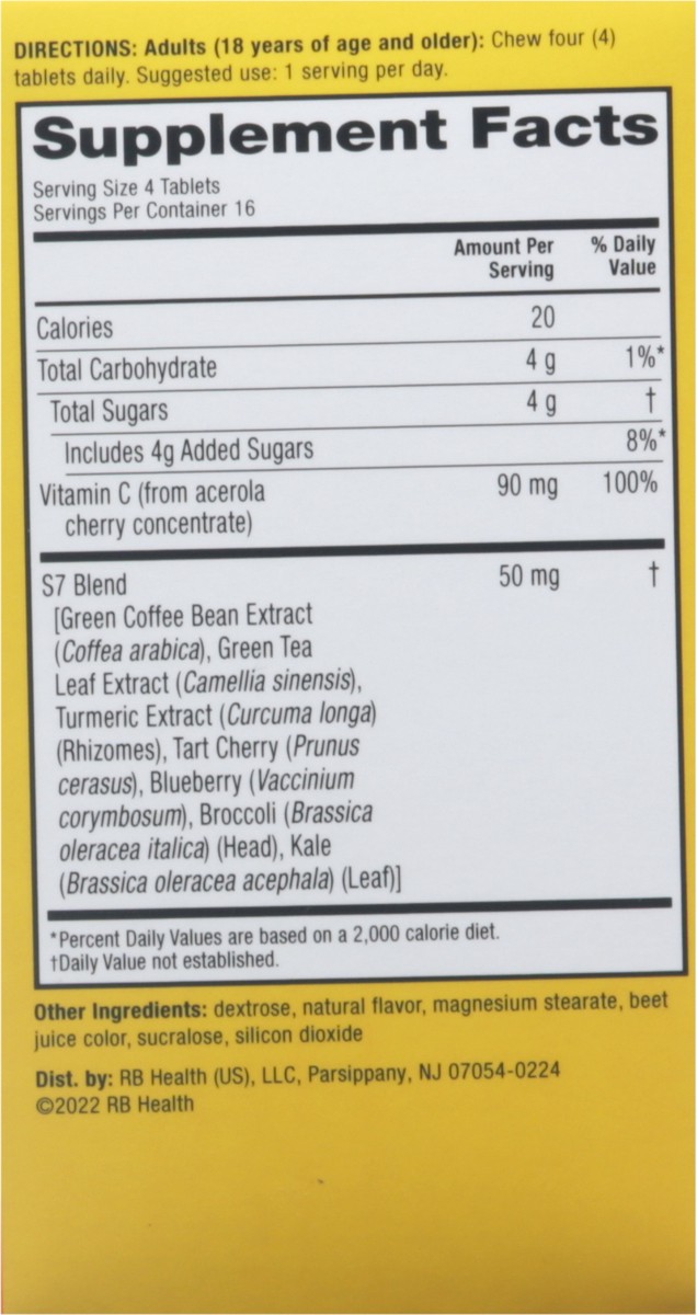 slide 12 of 13, Airborne Antioxidant Powered Superfoods Chews, 64 ct