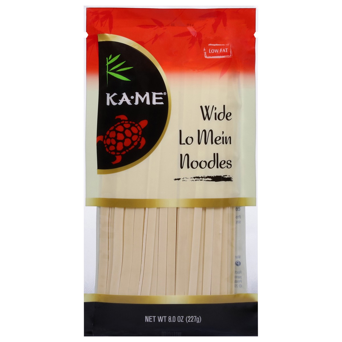 slide 1 of 9, KA-ME Lo Mein Wide Noodles 8.0 oz, 8 oz