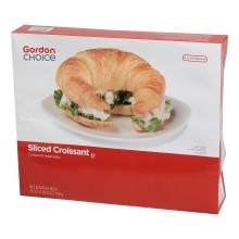 slide 1 of 1, Gordon Choice Croissants Sliced, 10 ct