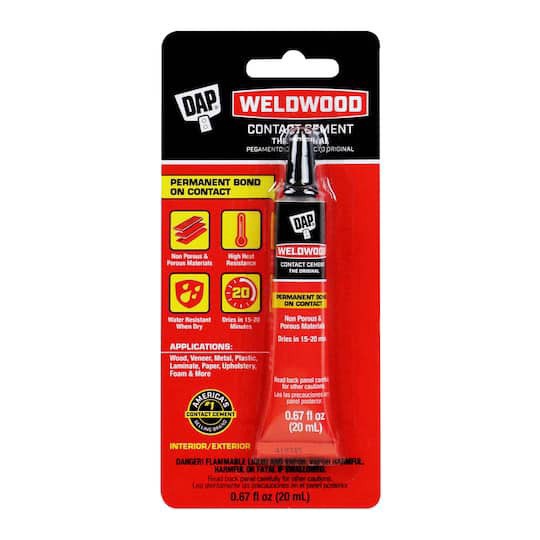 slide 1 of 3, Dap Weldwood Original Contact Cement, 0.67 fl oz