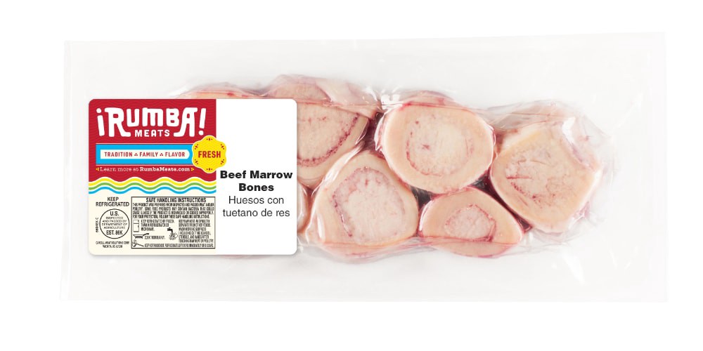 slide 1 of 1, Rumba Meats Beef Marrow Bones, per lb