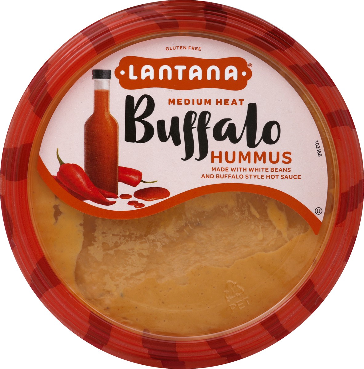 slide 2 of 3, Lantana Buffalo Hummus, 10 oz