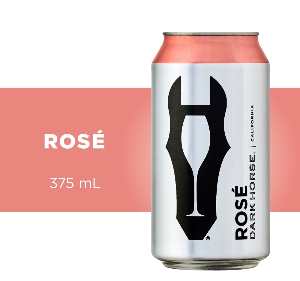 slide 1 of 2, Dark Horse Rose Can, 375 ml