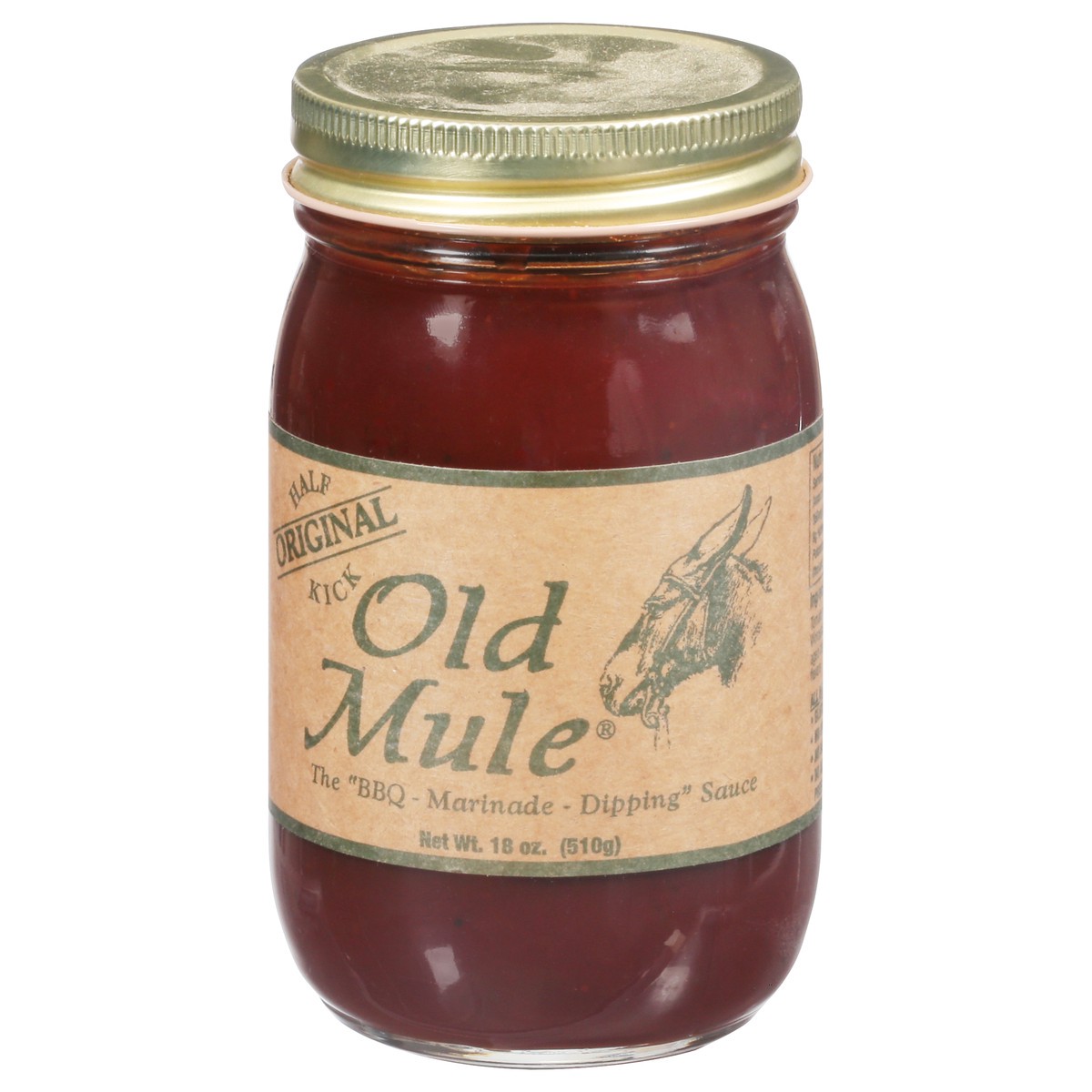 slide 7 of 9, Old Mule Half Kick Original BBQ-Marinade-Dipping Sauce 18 oz, 18 oz