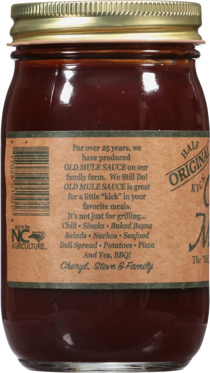 slide 2 of 9, Old Mule Half Kick Original BBQ-Marinade-Dipping Sauce 18 oz, 18 oz