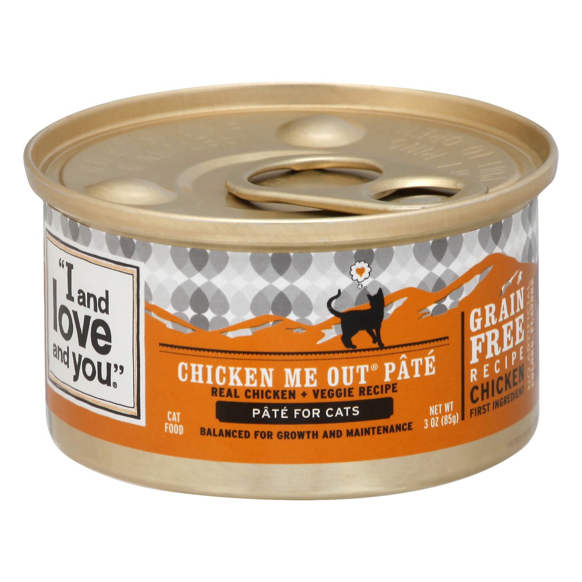 slide 1 of 11, I&love&you Cat Canned Food, Chicken Me Out Pate, 3 oz