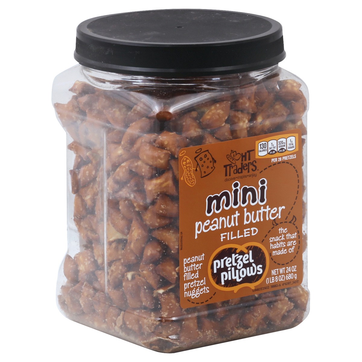 slide 3 of 3, Harris Teeter Mini Pnut Btr Fill Pretzel, 1 ct