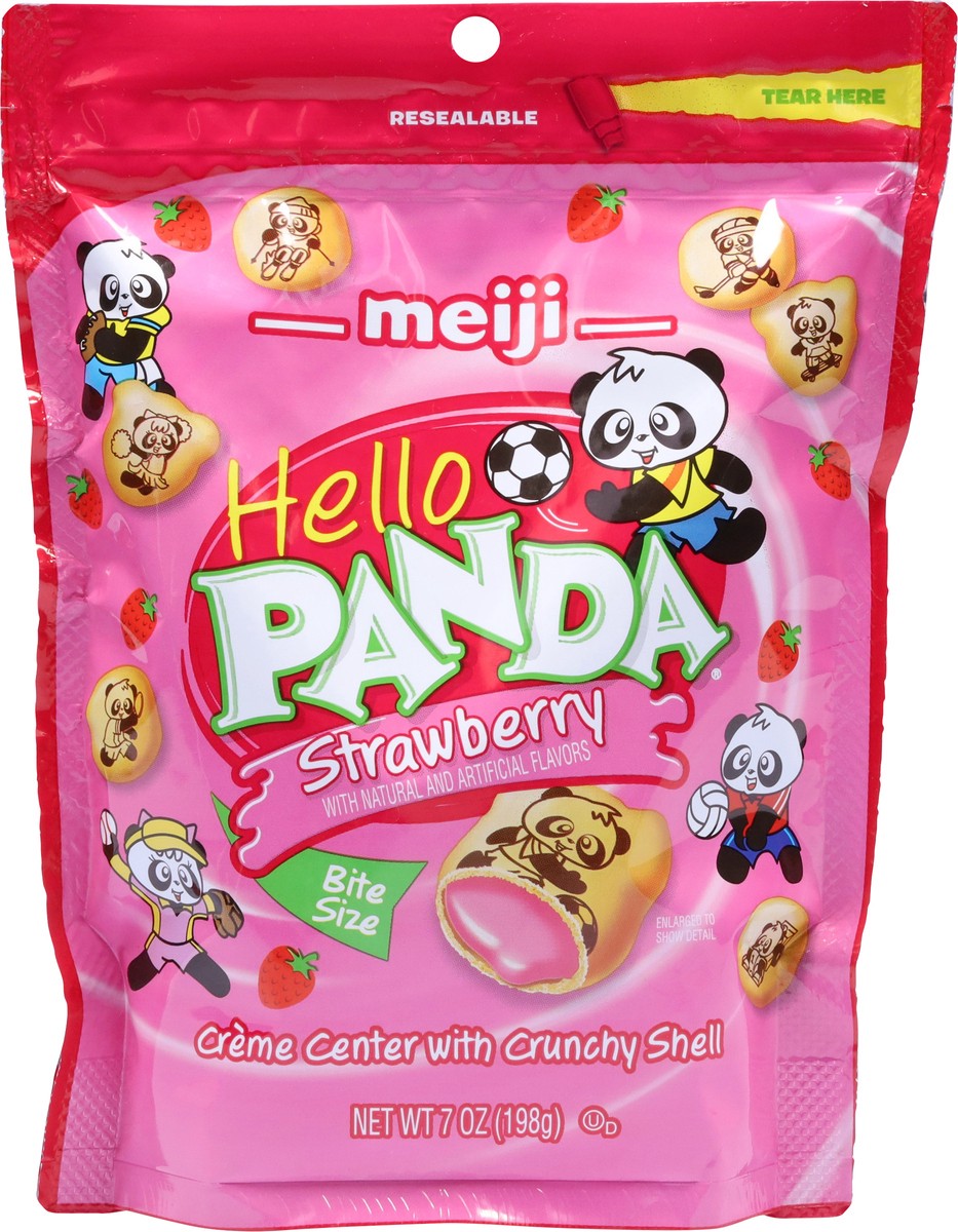 slide 6 of 9, Hello Panda Meiji Hello Panda Strawberry, 7 oz