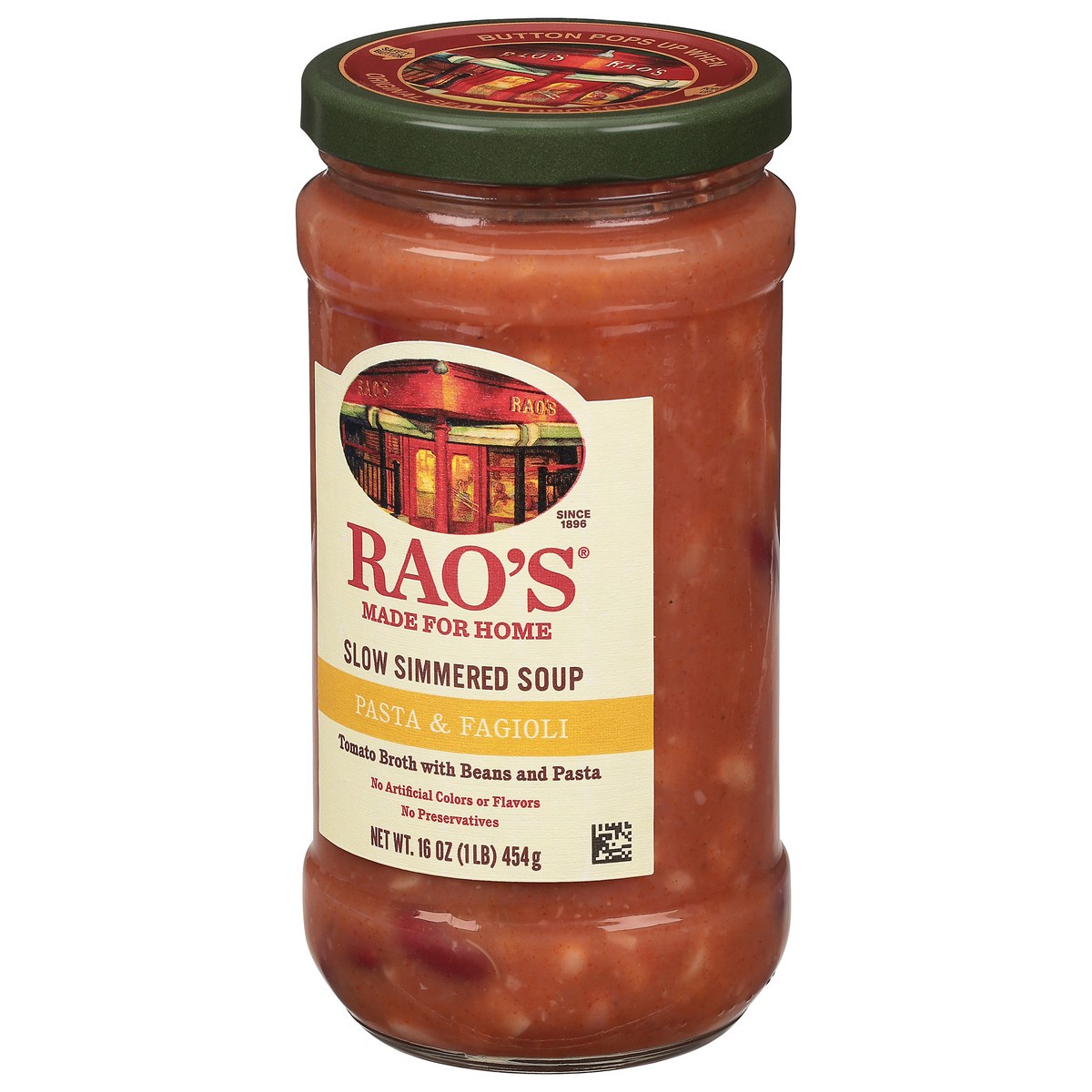 slide 3 of 9, Rao's Homemade Rao's Made for Home Pasta Fagioli Soup, 16oz, Real Vegetables, Traditional Italian Heat and Serve Soup, 16 oz