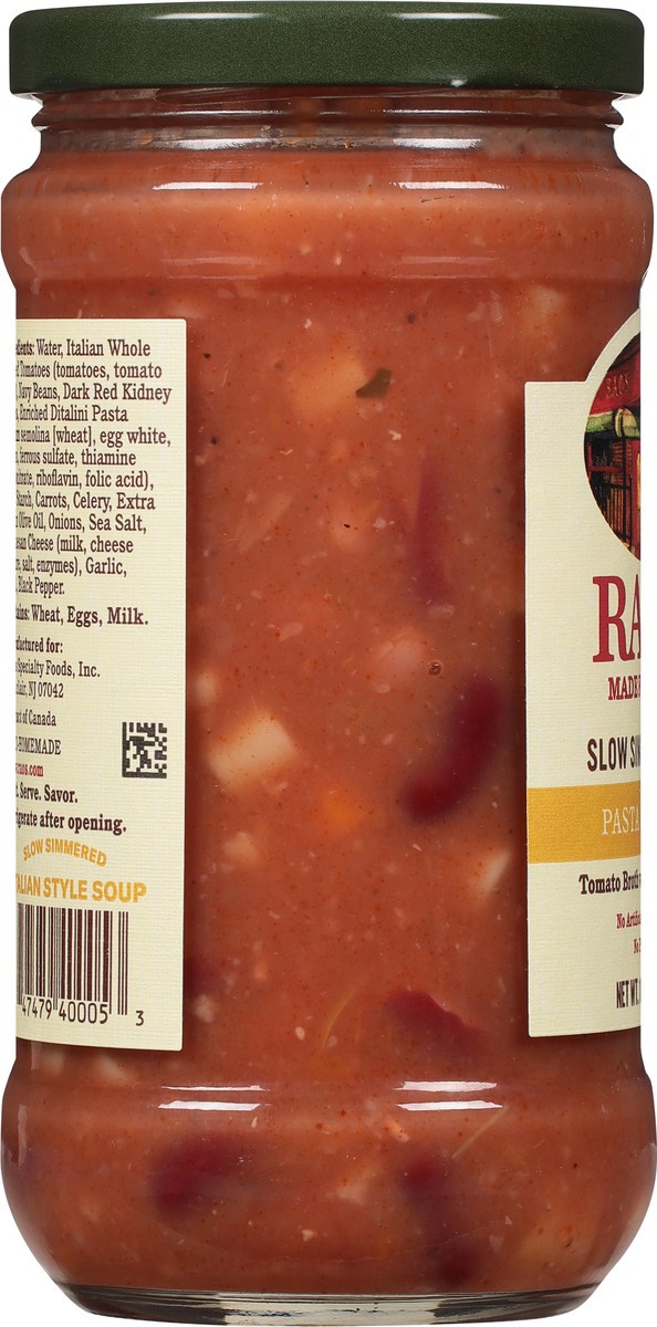 slide 4 of 9, Rao's Homemade Rao's Made for Home Pasta Fagioli Soup, 16oz, Real Vegetables, Traditional Italian Heat and Serve Soup, 16 oz