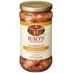 Rao's Homemade Italian Style Slow Simmered Pasta Fagioli Soup 16 oz