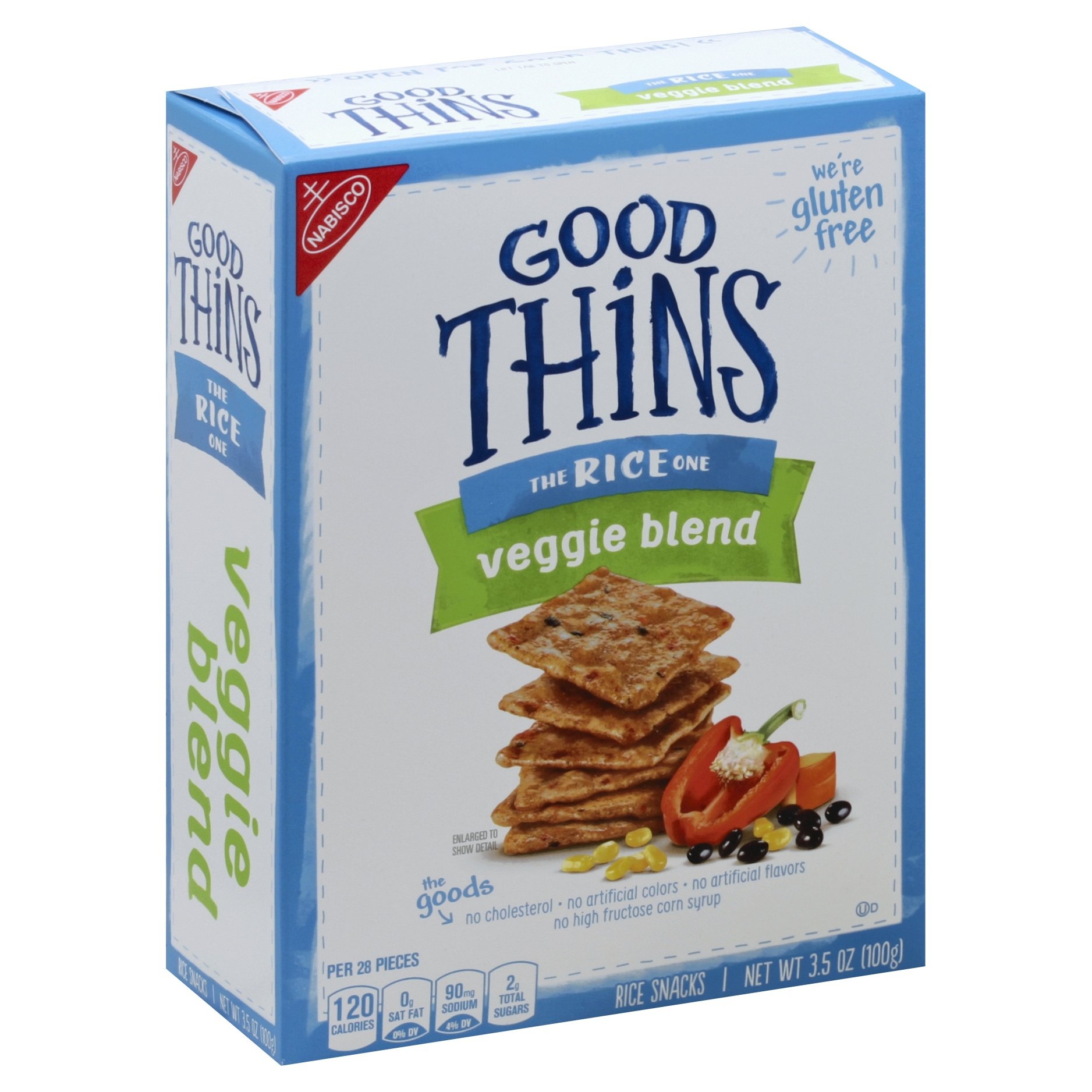 GOOD THiNS The Rice One Veggie Blend Crackers 3.5 oz Shipt