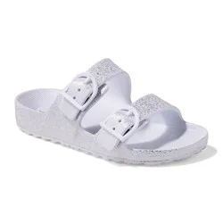 Sol Borne Women's Shore Sandals, White, Size 9