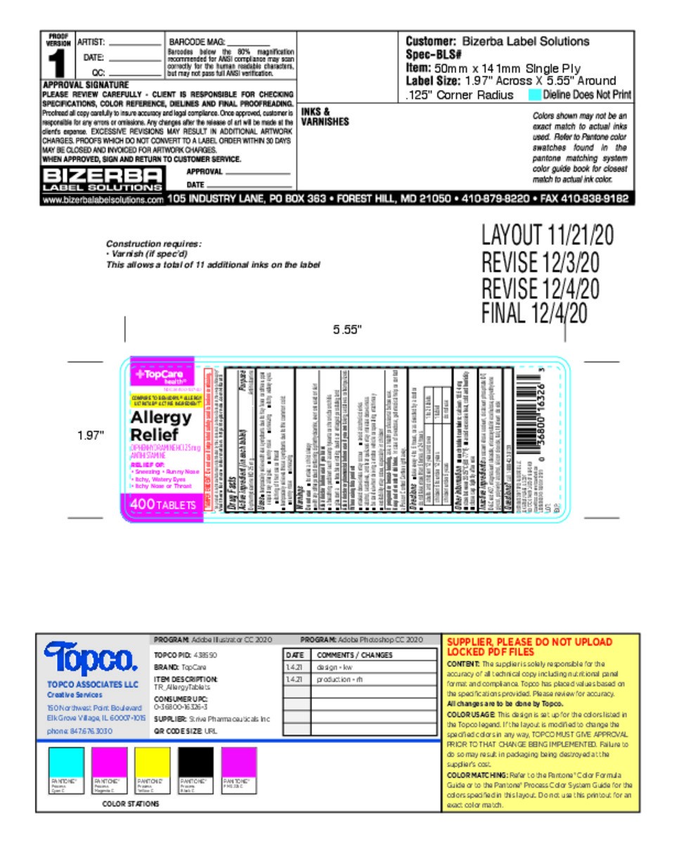 slide 10 of 15, TopCare Health Allergy Relief Tablets, 400 ct
