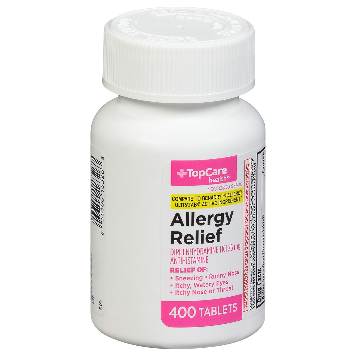 slide 3 of 15, TopCare Health Allergy Relief Tablets, 400 ct