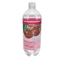 Weis Quality Black Cherry Seltzer - 33.8 fl oz