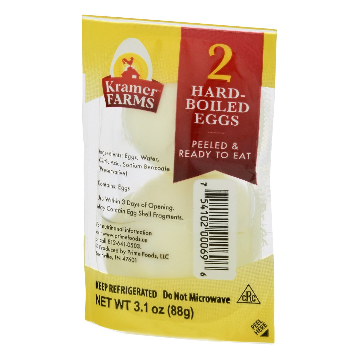 slide 5 of 9, Kramer Farms Pro-Go 2 Ct Hard Boiled Eggs, 3.1 oz