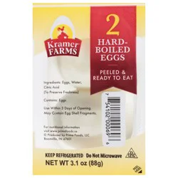Kramer Farms Pro-Go 2 Ct Hard Boiled Eggs