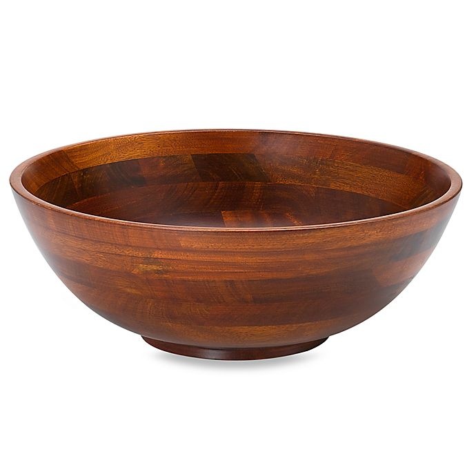 slide 1 of 1, Lipper Cherry Wood Footed Salad Bowl, 1 ct