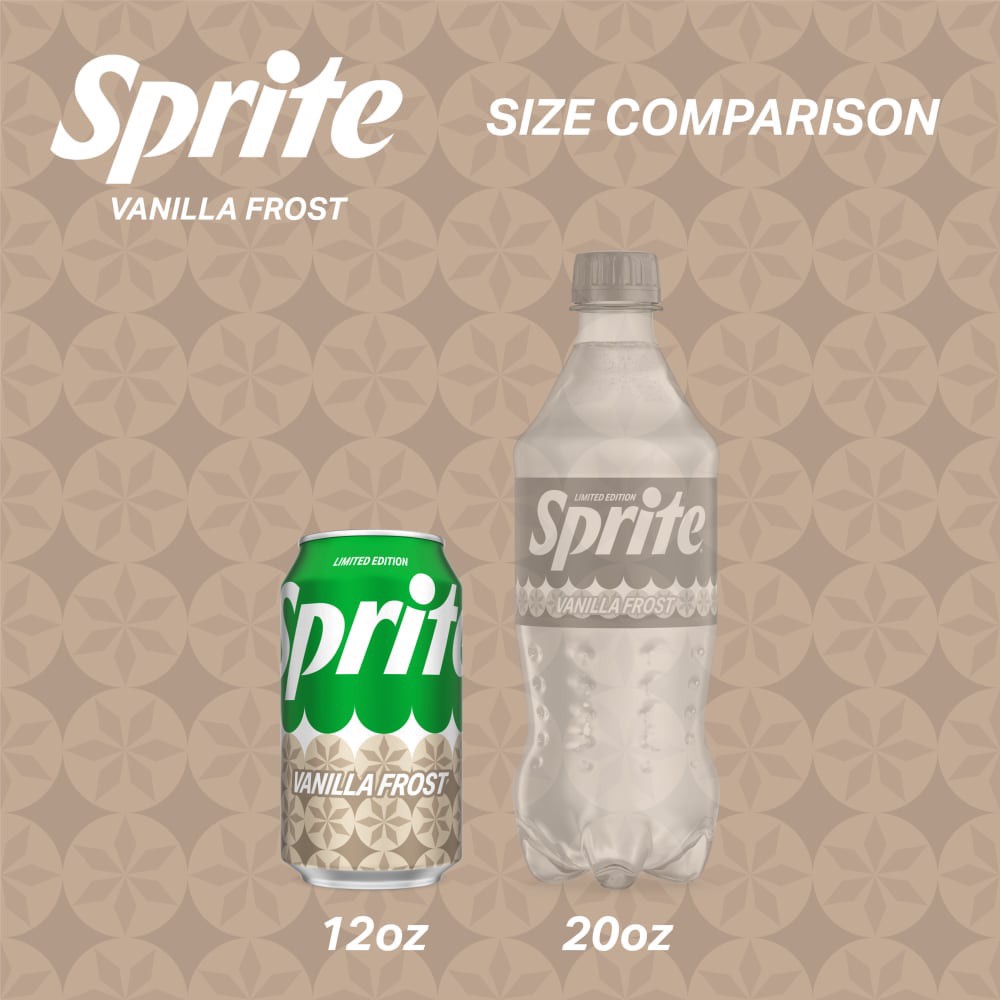 slide 6 of 6, Sprite® Vanilla Frost Caffeine Free Soda Cans, 12 ct; 12 fl oz