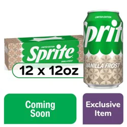Sprite® Vanilla Frost Caffeine Free Soda Cans