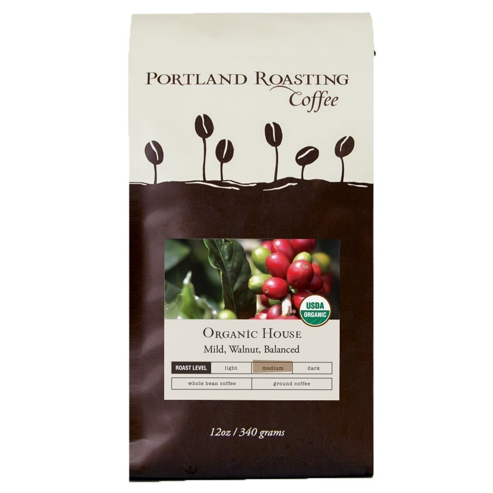 slide 1 of 1, Portland House Organic Ground Coffee, 12 oz